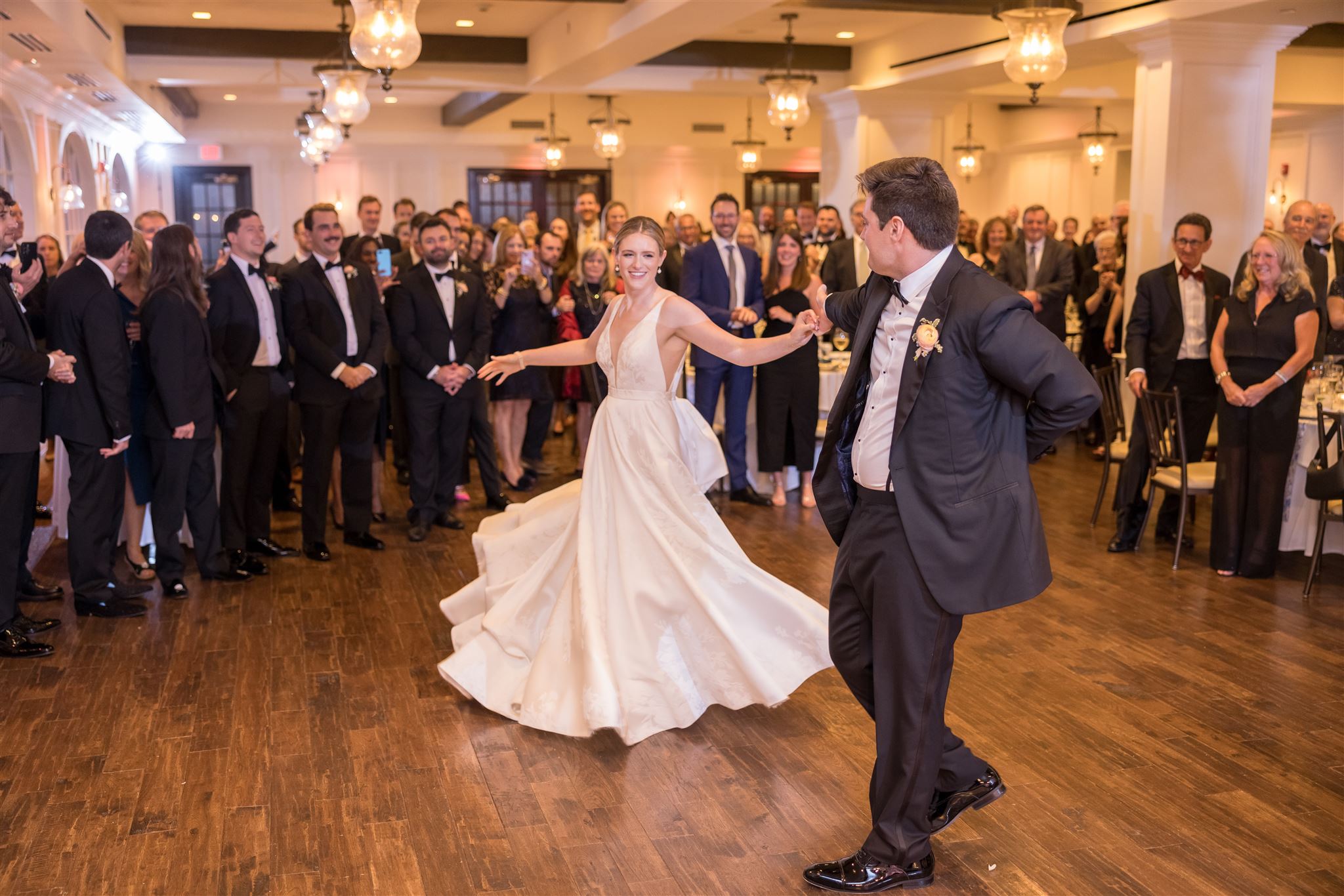 hackensack golf club wedding photo