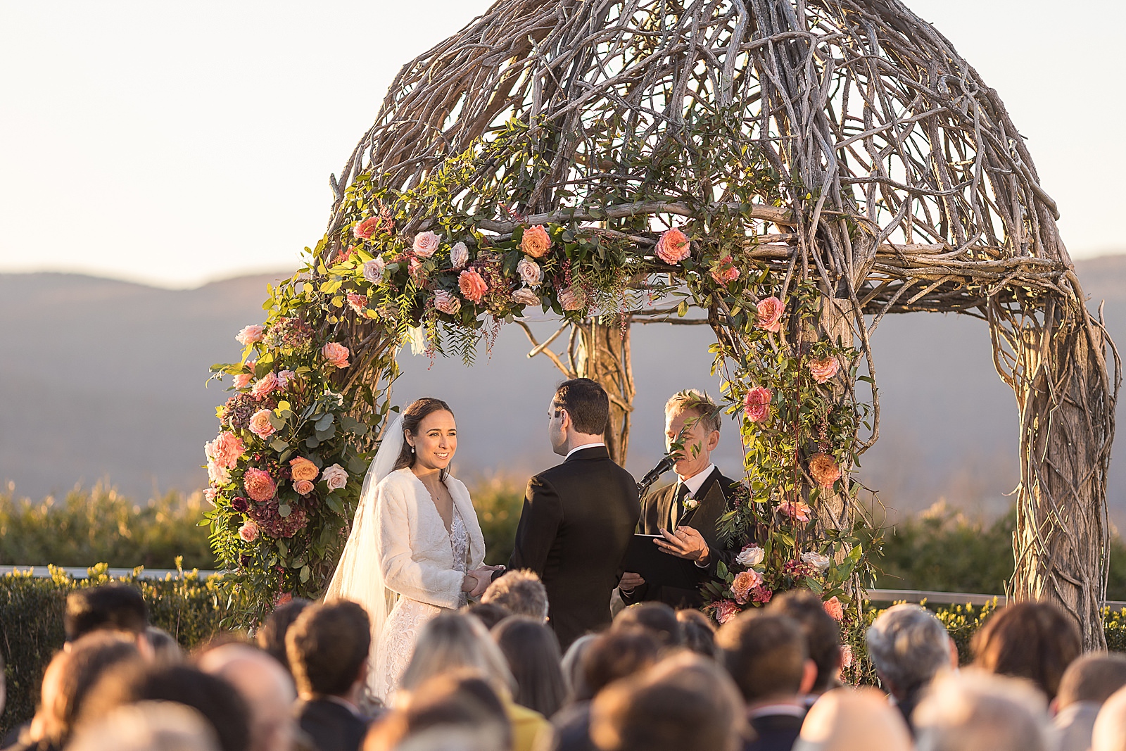 wedding ceremony in the Garrison, NY