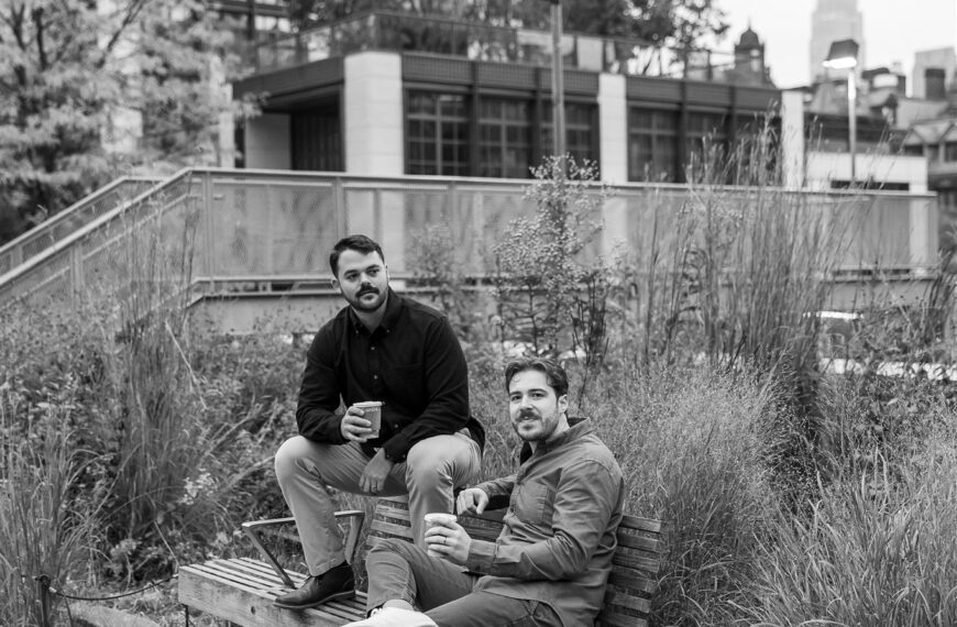 a highline engagement photo