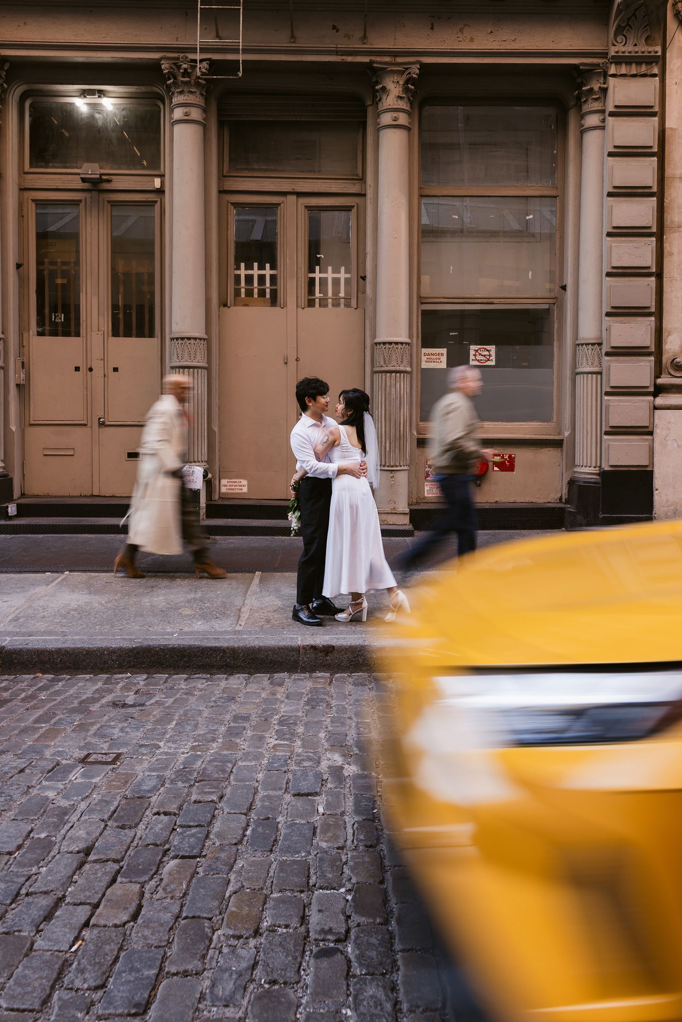 soho, nyc engagement photo