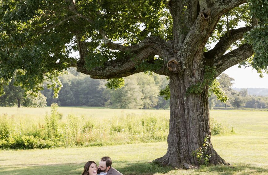 Engagement Session at Waveny Park